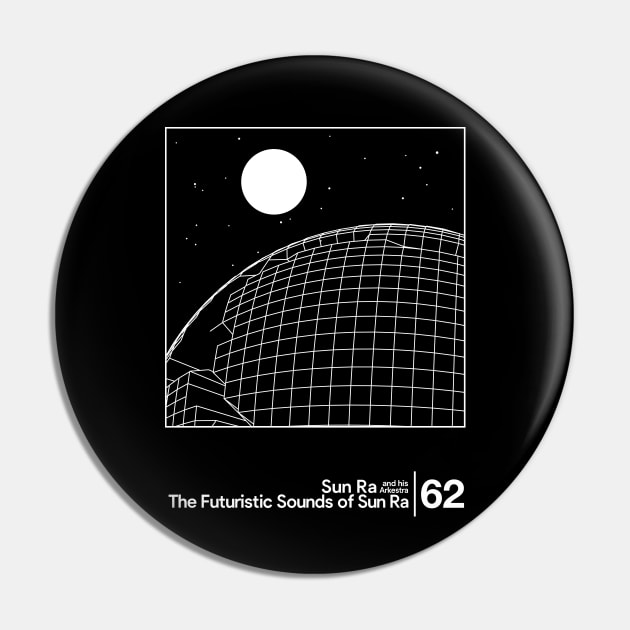 The Futuristic Sounds of Sun Ra / Minimal Style Graphic Artwork Design Pin by saudade