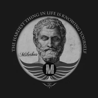 Philosophy Session: Milethus BW T-Shirt