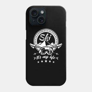 Winter Sports Skier Skiing Skis Phone Case