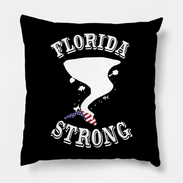 Florida Strong after Hurricane Ian Pillow by K0tK0tu