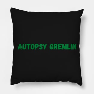 Autopsy Gremlin - NCIS sticker Pillow