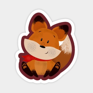 Cute Fox Animal Magnet