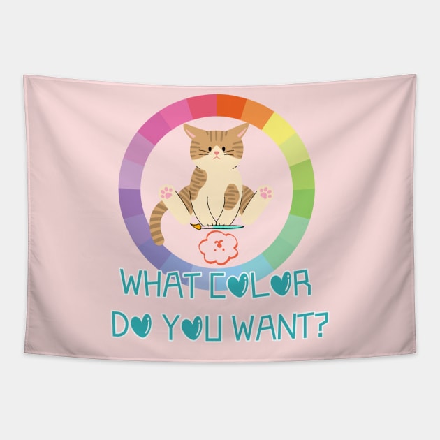 WHAT COLOR DO YOU WANT? Tapestry by zzzozzo