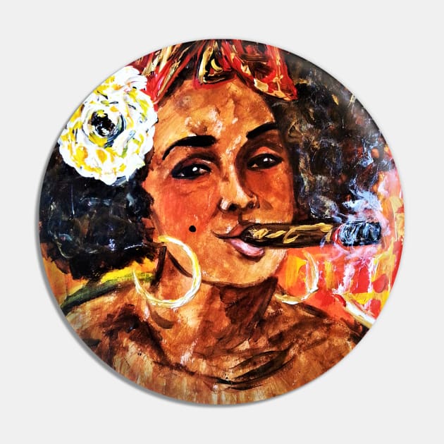 Cigar lady Pin by amoxes