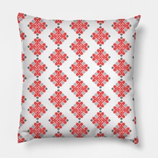 Rodimich - Antlers - Slavic Symbol #2 Pillow