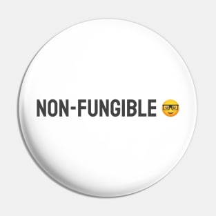 Non-fungible - NFT Crytpo Geek Design Pin