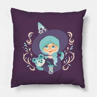 Boba Witch Pillow