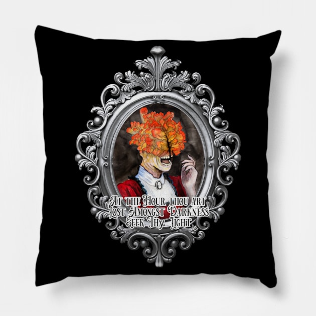 Victorian Mushroom Zombie Pillow by Heather Dorsch Creations