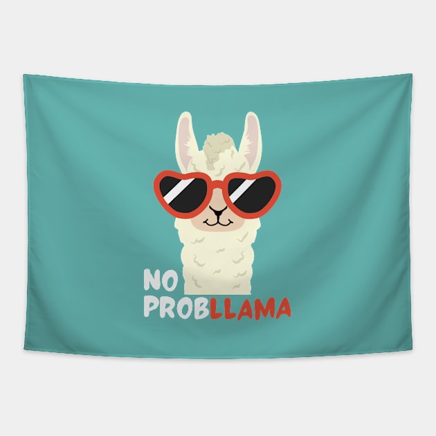 No probllama Tapestry by Random Prints