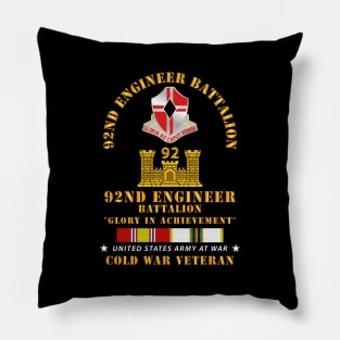 92nd Engineer  Bn w COLD SVC Pillow