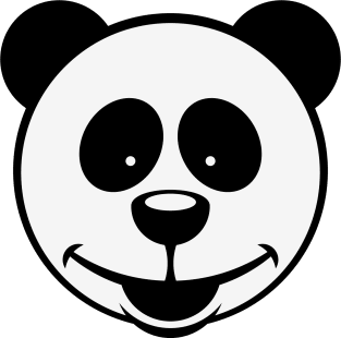 Panda Bear (Smiling / 2C) Magnet