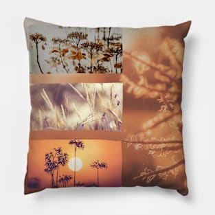 Flowers Collection Vintage Classic Theme Pillow