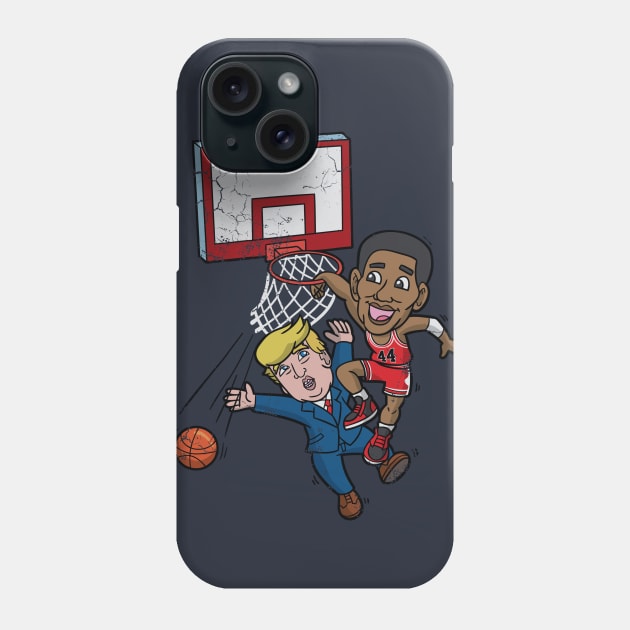 Obama Dunks On Trump Phone Case by E