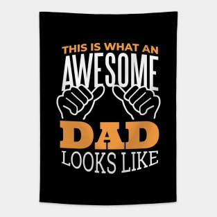 AWESOME DAD Tapestry