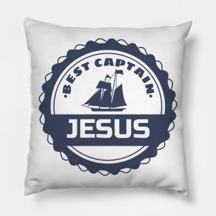 Jesus the Best Captain Pillow