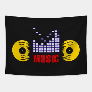 retro music Tapestry