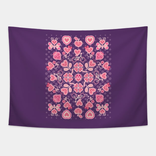 Spring hearts Tapestry by byTxemaSanz