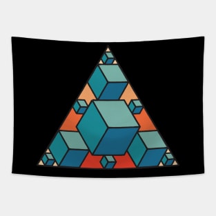 Triangle Fractal Tapestry