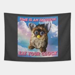 Time Is An Illusion - Sky Furby Tapestry