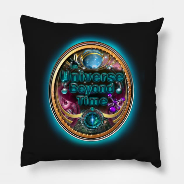 Universe Beyond Time Pillow by TinBennu