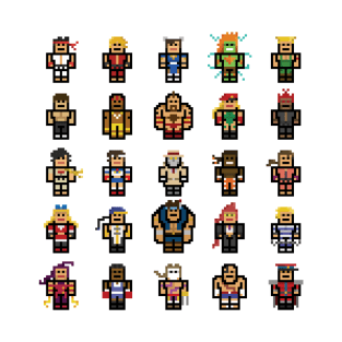 Fighter Pixels T-Shirt