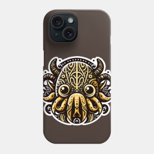 Funny yellow monster Phone Case