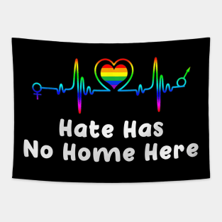 Hate Has No Home Here Cute USA Anti Hate Tapestry