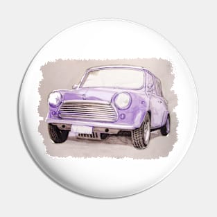 Classic Mini Purple Pin