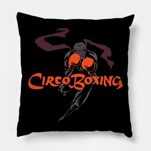 CircoBoxing Pillow by paintedmonk