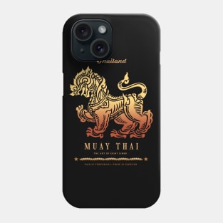 Muay Thai Boran Born to Fight Phone Case