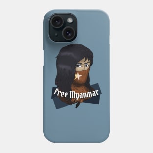 Free Myanmar. Phone Case