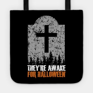 Sarcastic Tombstone Of Halloween Artwork Tote