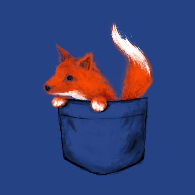 Little Fox in a Pocket by CrumblinCookie