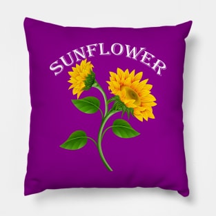 sunflower beatiful Pillow