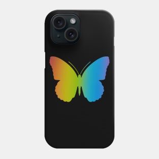 Rainbow Tie Dye Butterfly Phone Case