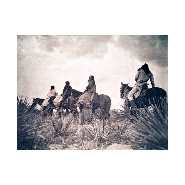 Apace Horseriders Before The Storm 1906 Edward S. Curtis by rocketshipretro