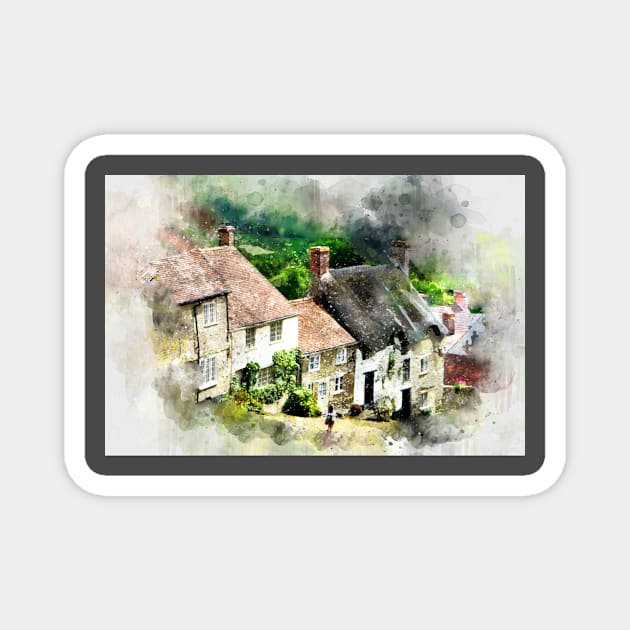 UK - Watercolor Magnet by  Karma Institute