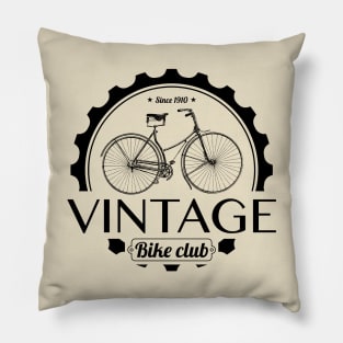 Vintage bike club Pillow