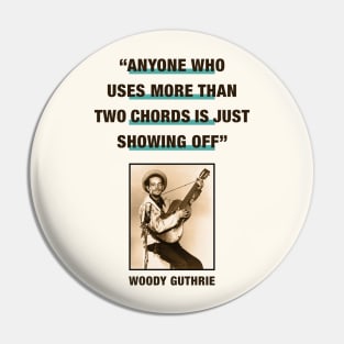 Woody Guthrie Pin