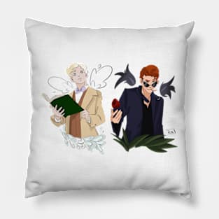 good omens Pillow