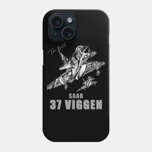 Saab 37 Viggen Swedish Multi Combat Aircraft Phone Case