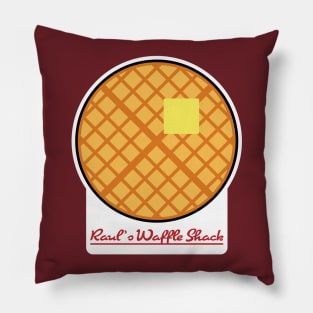 raul's waffle shack Pillow
