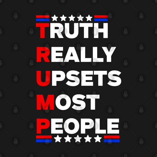 Truth Really Upsets Most People Usa Trump 2024 by Tees Bondano