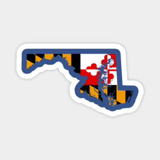 Maryland: State Flag Magnet