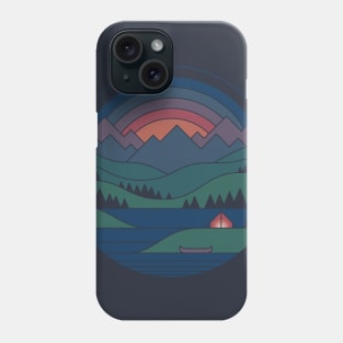 The Lake At Twilight Phone Case