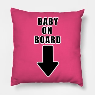 Baby On Board t-shirt Pillow