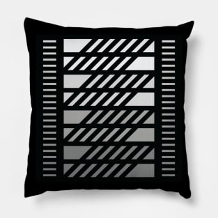 "Dimensional Angles" - V.1 Grey - (Geometric Art) (Dimensions) - Doc Labs Pillow