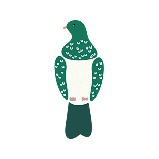 Cute Kereru (New Zealand Wood Pigeon) T-Shirt