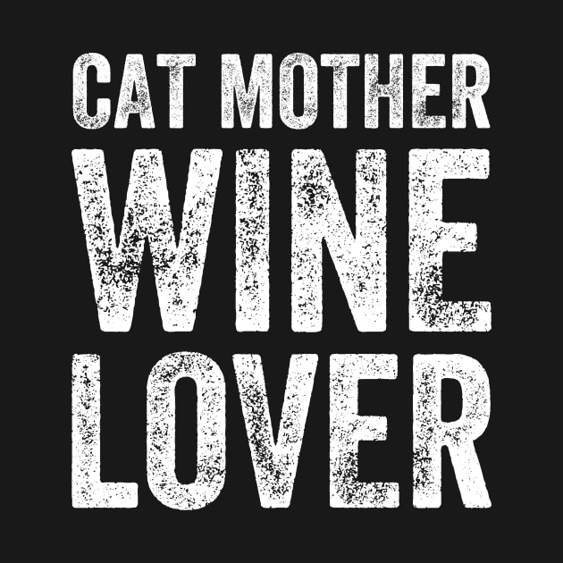 Cat mother wine lover by captainmood