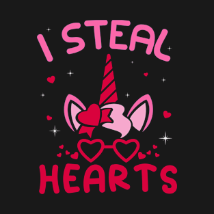 I Steal Hearts Unicorn T-Shirt